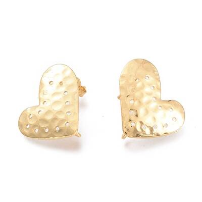 Brass Stud Earring Findings