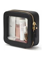 Solid Color Makeup Bag, Back To School, Waterproof Square Clear Makeup Bag, Cosmetic Storage Bag, Makeup Case, Cosmetics Orga...