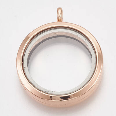 Alloy Magnetic Locket Pendants