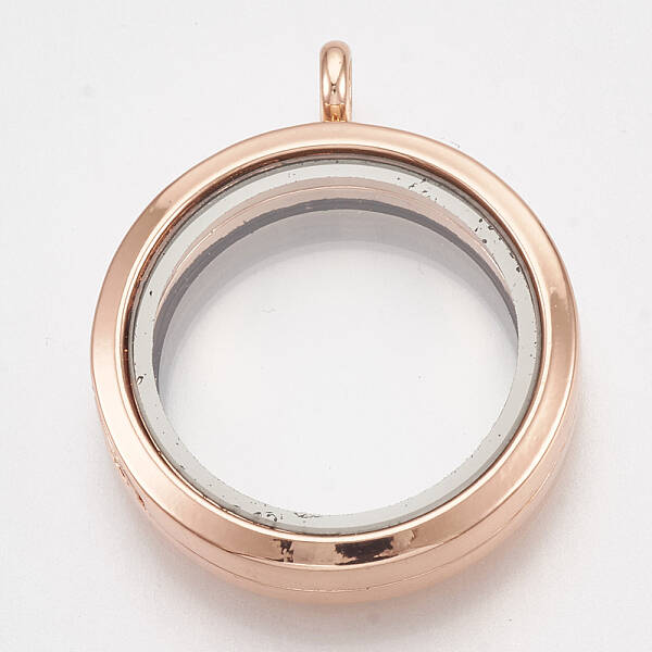 Alloy Magnetic Locket Pendants
