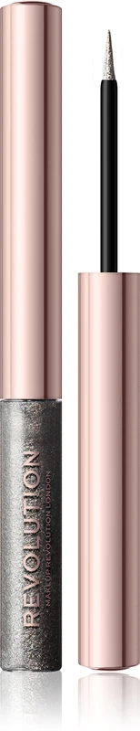 Makeup Revolution Ultimate Lights Metallic Eyeliner in Silver Flash 2.4 ml