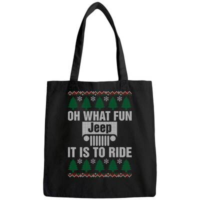 Oh What Fun Jeep It Is To Ride Christmas Bags