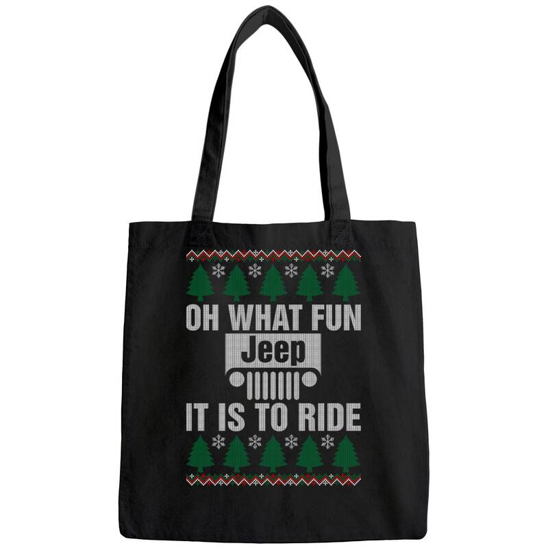 Oh What Fun Jeep It Is To Ride Christmas Bags