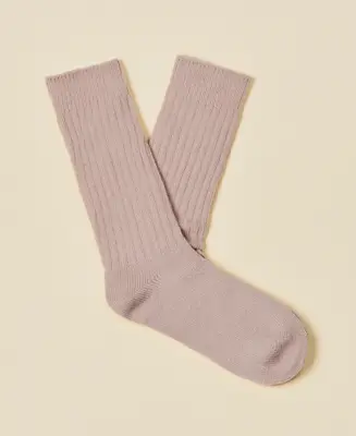 Women's Merino Wool Socks Dekra - Heather Pink
