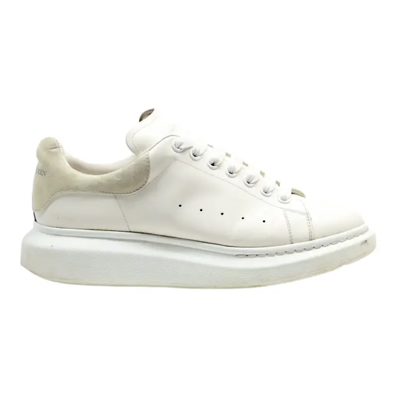 ALEXANDER MCQUEEN Sneaker Trainers White Leather Mens UK 9