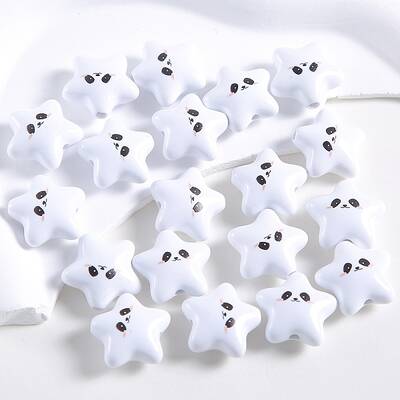 Star Shape Plastic Beads