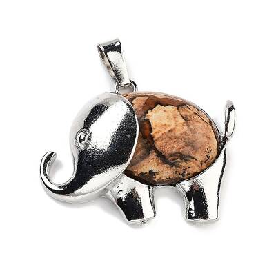 Natural Picture Jasper Pendants