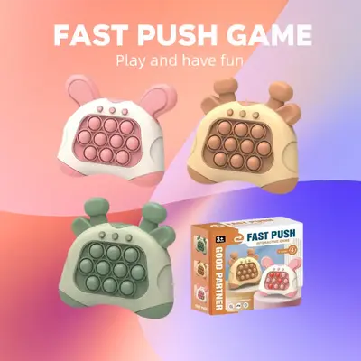 Fast Push Game, Stocking Stuffers for Kids 8-12, Fidget Toys for Kids, Fast Push Bubble Game, Pop Game It Fidget Sensory Toys...