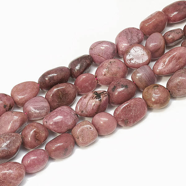 Natural Rhodochrosite Beads Strands