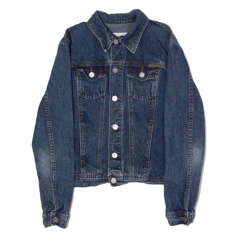 CALVIN KLEIN JEANS Mens Denim Jacket Blue S