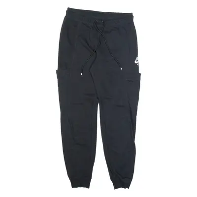 NIKE Mens Joggers Black Tapered S W28 L28