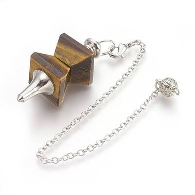 Natural Tiger Eye Dowsing Pendulums