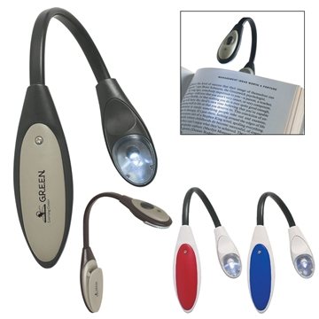 100 Customized Bendable Book Light - LED & Clip-On