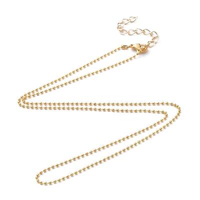 Brass Ball Chains Necklace Making