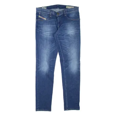 DIESEL Womens Jeans Blue Regular Skinny Stone Wash W30 L32