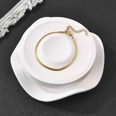 304 Stainless Steel Herringbone Chains Bracelet for Men Women