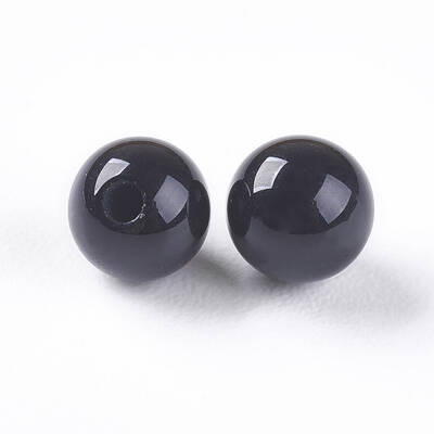 Natural Black Onyx Beads