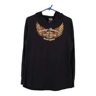 Dallas, Texas Harley Davidson Hoodie - XL Black Cotton Blend