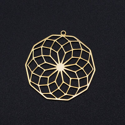 201 Stainless Steel Filigree Charms