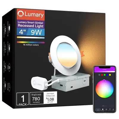 Lumary Smart RGB Gimbal  Light Max, 4inch / 1 pcs