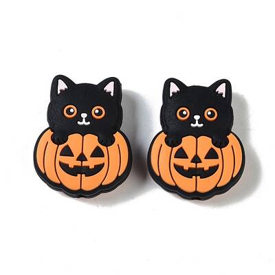 Halloween Theme Silicone Focal Beads