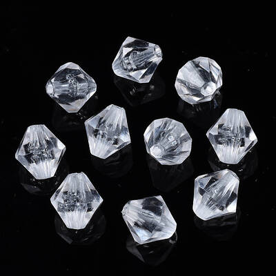 Transparent Acrylic Beads
