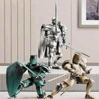Medieval Knight Design Action Figure, DIY Assembly Model Toy, Multipurpose Joint Movable Robot Model Toy for Teenager & Adult...