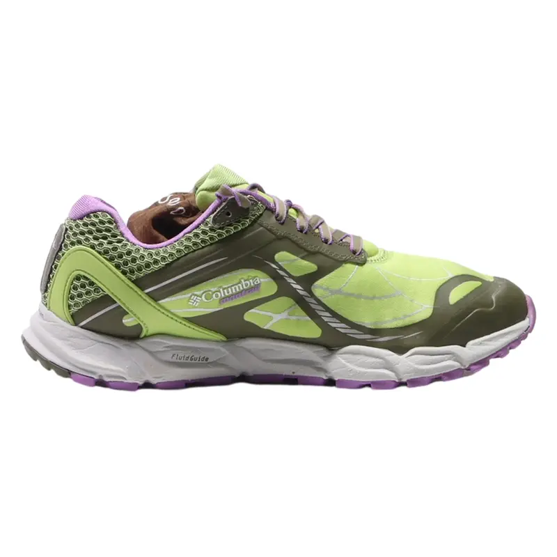 COLUMBIA Montrail Sneaker Trainers Green Synthetic Womens UK 7