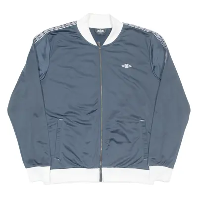UMBRO Mens Track Jacket Blue XL
