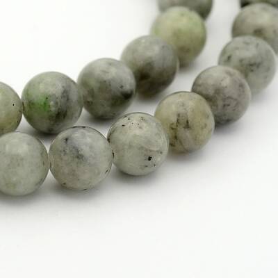 Natural Chinese Jade/Southern Jade Round Bead Strands