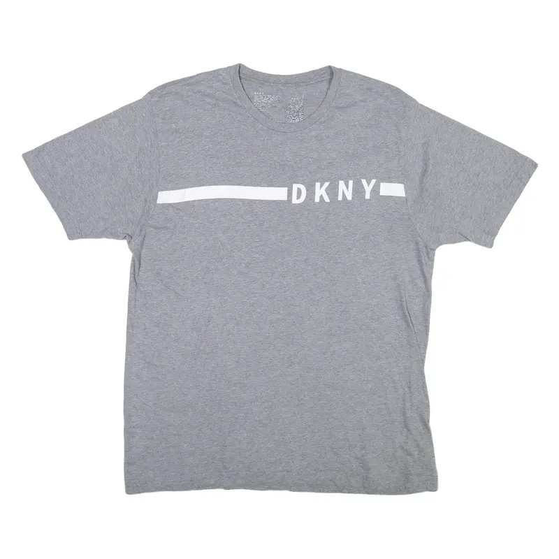 DKNY Mens T-Shirt Grey L