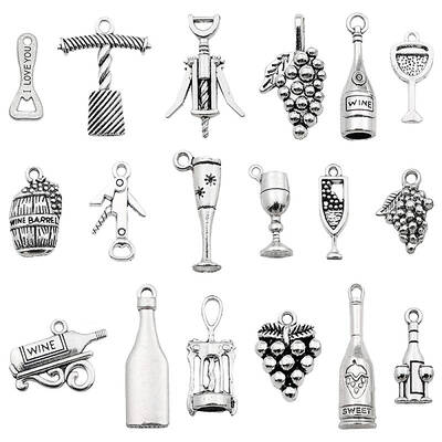 18Pcs 18 Style Tibetan Style Alloy Pendants Sets