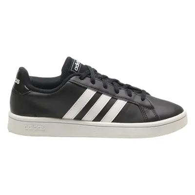 ADIDAS Grand Court 2021 Sneaker Trainers Black Leather Womens UK 5.5