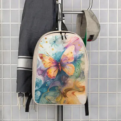 Butterfly Dreams - All-Over Print Minimalist Backpack