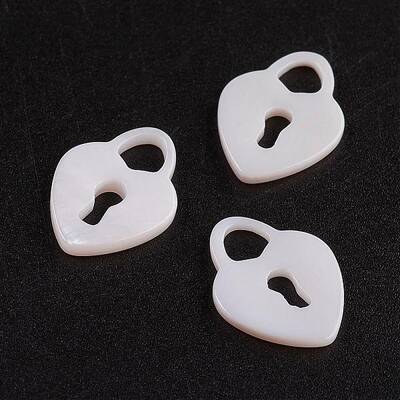 Natural White Shell Mother of Pearl Shell Charms