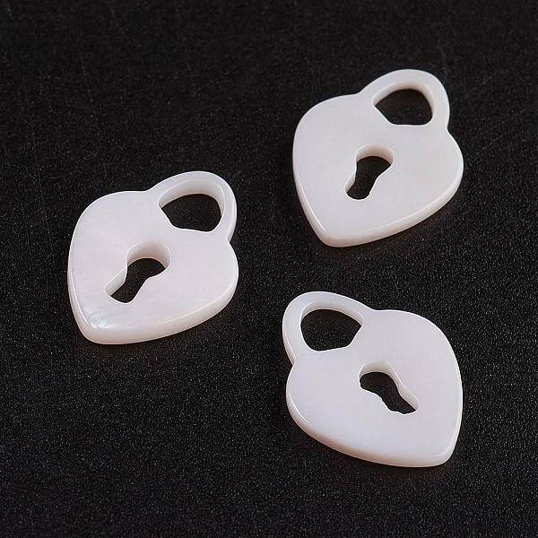 Natural White Shell Mother of Pearl Shell Charms