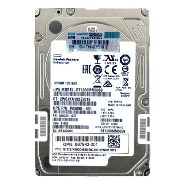 ST1200MM0069 Seagate 1TB 10000RPM SAS 12Gb/s 2.5-Inch 128MB Cache Enterprise Performance Hard Drive
