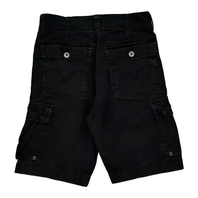 Levis Cargo Shorts - 32W 11L Black Cotton | Size: 32″ waist