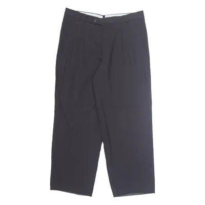 GIANNI VERA Workwear Mens Trousers Grey Loose Straight W32 L26
