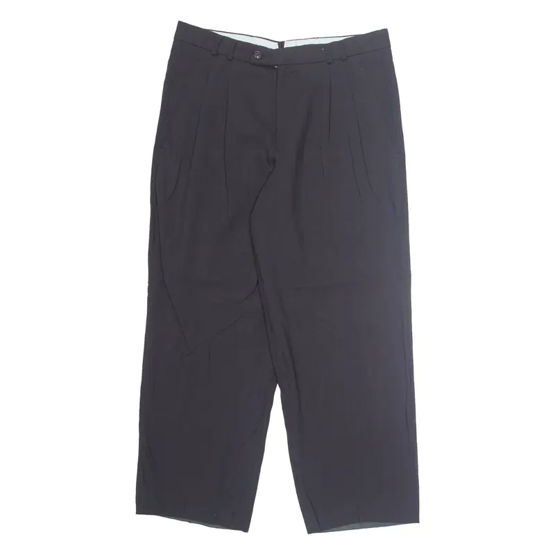 GIANNI VERA Workwear Mens Trousers Grey Loose Straight W32 L26