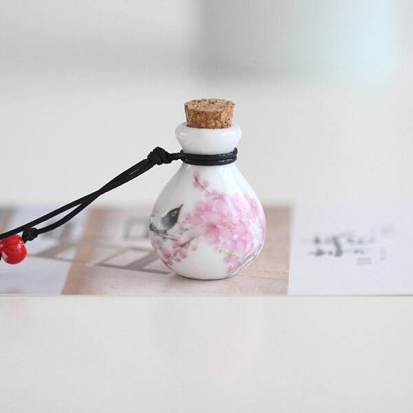 Porcelain Perfume Bottle Necklaces