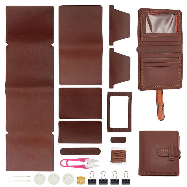 DIY Leather Men's Wallet Making Kits