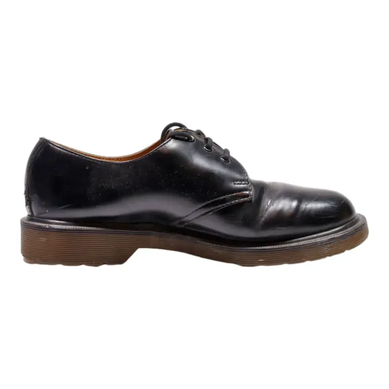 DR MARTENS 1461 Pw Derby Shoes Black Leather Mens UK 7