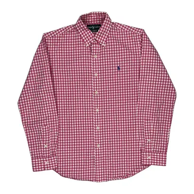 Ralph Lauren Checked Shirt - Medium Pink Cotton