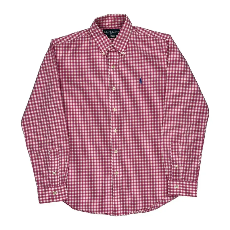 Ralph Lauren Checked Shirt - Medium Pink Cotton