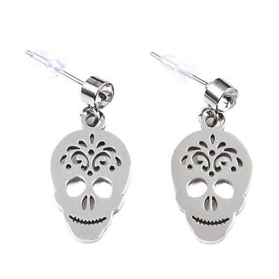 201 Stainless Steel Dangle Stud Earrings