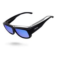 Meeloog Polarized Fit Over Sunglasse for Men TR90 Frame with Acetate Cellulose Lens, UV400 Protective Coating, and UV Protect...