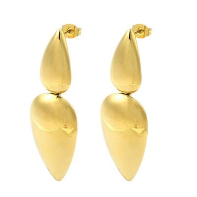 304 Stainless Steel Dangle Stud Earrings for Women