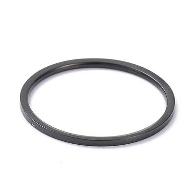 1mm Polished Plain Dome Finger Ring for Girl Women