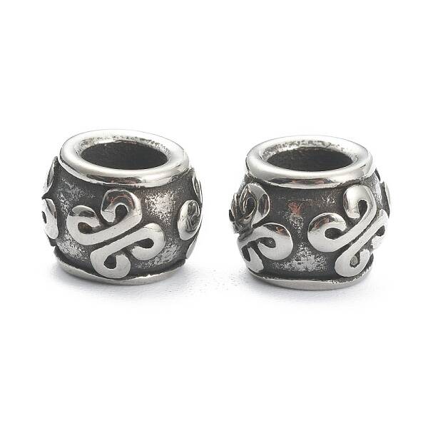 304 Stainless Steel European Beads